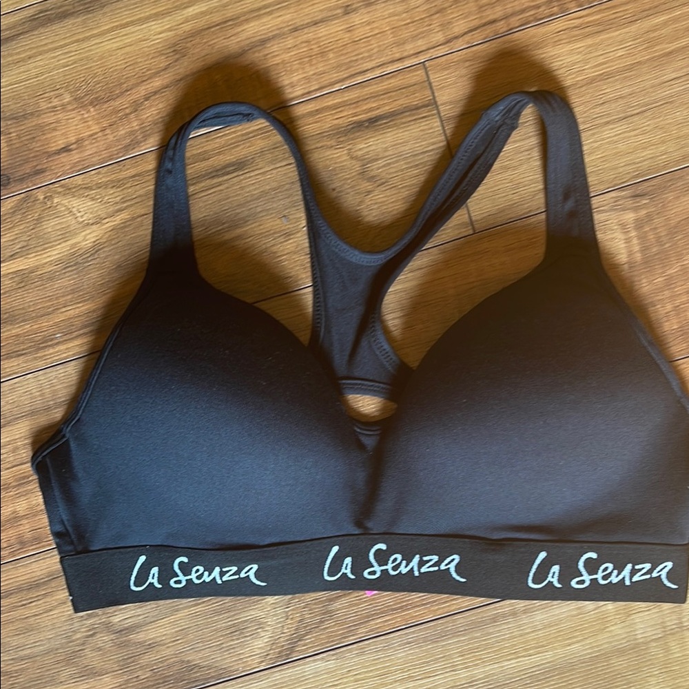 Senza Black Bra with Racerback Design